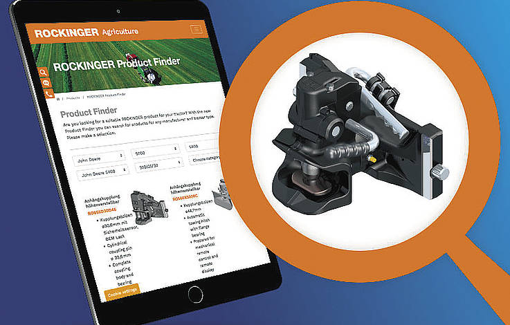 Neu auf der Homepage: Rockinger Product Finder.