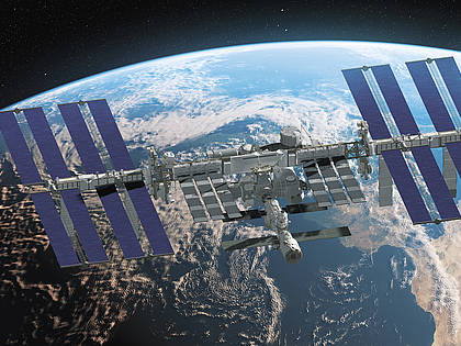 Die Internationale Raumstation ISS beherbergt ab 2022 ein weiteres Messsystem für die Landwirtschaft.