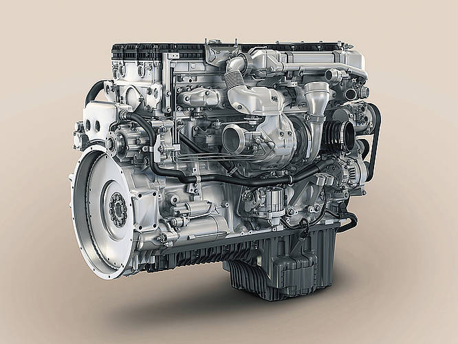 Der MTU Motor 6R 1100 kommt u.a. im Claas Xerion zum Einsatz.
