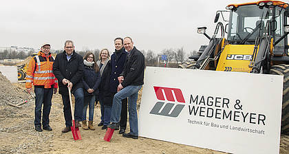 Mager & Wedemeyer: Investition: Erster Spatenstich in Oyten