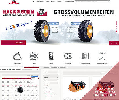 Kock & Sohn: Neue Homepage mit Shop fertiggestellt