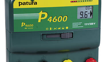 Patura P 4600: Weidezaun-Gerät für 12V und 230V Anschluss inklusive Digitalanzeige.