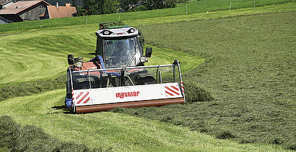 Mettler: Fördert das Gras auch hangaufwärts