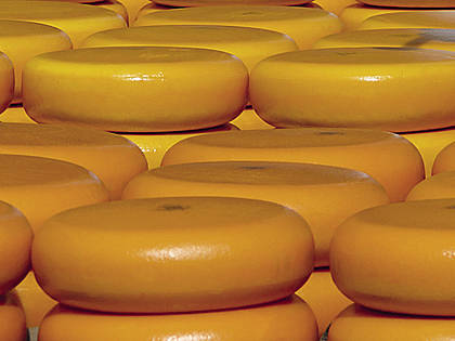 Der Käseexport nahm um 14 Prozent auf 2 Mrd. Euro zu.