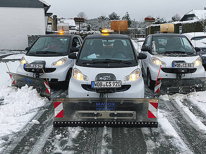 Die Smart-Flotte des Hamburger Unternehmens Mavox umfasst 55 Fahrzeuge.
