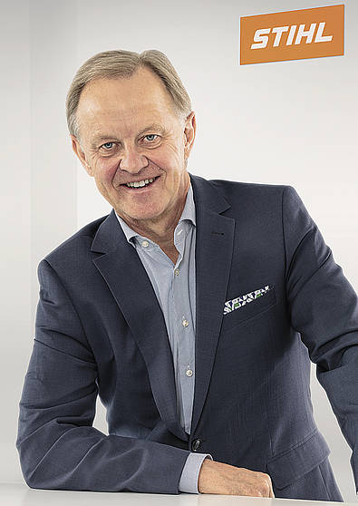 Heribert Benteler ist Geschäftsführer der Stihl-Vertriebszentrale in Dieburg.