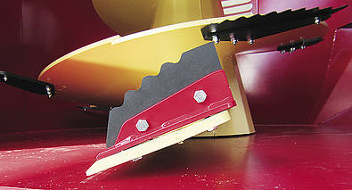 Fibre Cut Messeraufsatz für die Mischschnecke.
