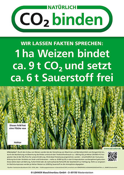 Kampagne für die Landwirtschaft: „Natürlich CO2 binden“