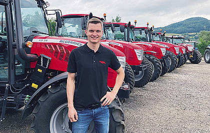 Argo Tractors: Michael Thurmann unterstützt das Argo-Team