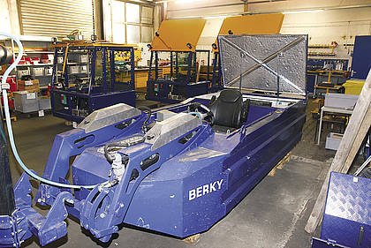 Berky: Arbeiten wie ein Traktor zu Wasser