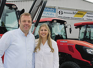 Jörg Schneider freut sich, dass seine Tochter Nicola in den Betrieb eingestiegen ist.