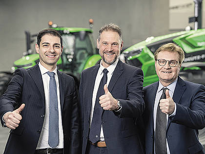 Die drei Geschäftsführer von SDF Deutschland (v. l.): Alessandro Sapio, Matthias Augenstein und Vincenzo Cetani.