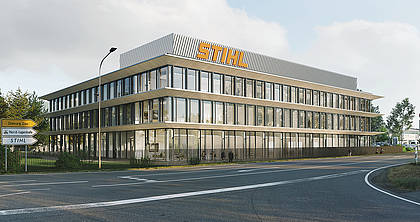 Stihl: Nachhaltiger Neubau der Vertriebszentrale in Dieburg