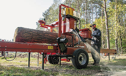 Wood-Mizer: Bauholz vor Ort jetzt selbst zuschneiden