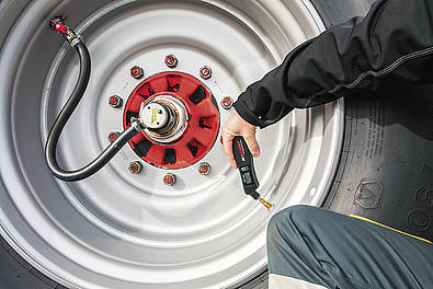 IF-/VF-Reifen ermöglichen eine Reduzierung des Luftdruckes um 20 % bzw. 40 %.
