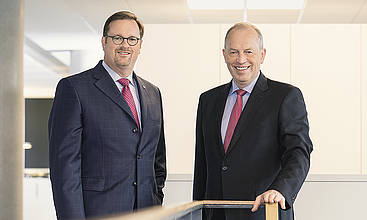 Bernard Krone (l.) hat den Aufsichtsratsvorsitz in der Krone Holding übernommen, Alfons Veer agiert als Stellvertreter.