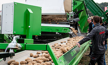 Neben Fachvorträgen sind auch die Maschinenvorführungen fester Bestandeteil der PotatoEurope, die in diesem Jahr am 7. und 8. September stattfindet.