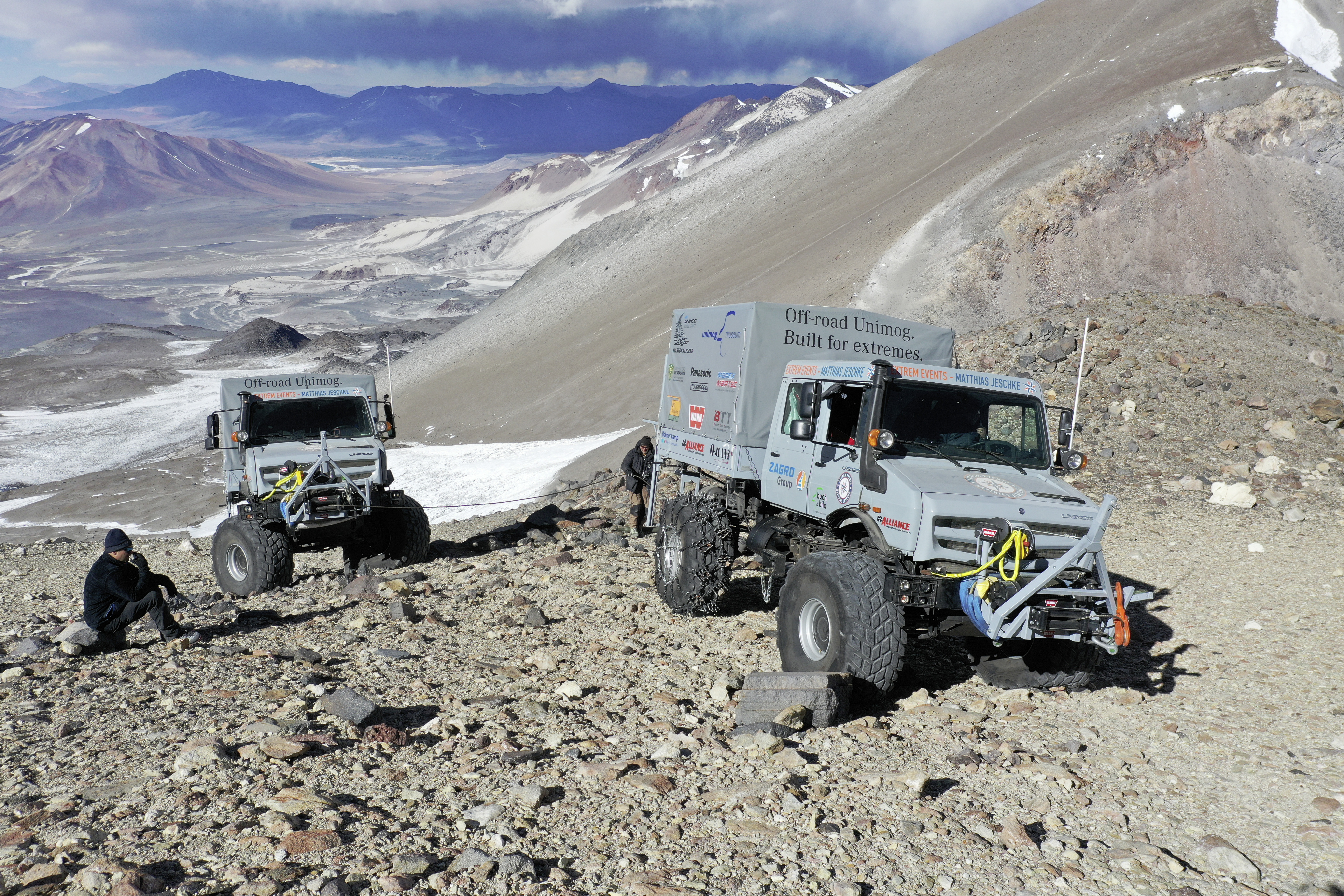 Unimog: Rekordverdächtige Vulkan-Expedition in Chile